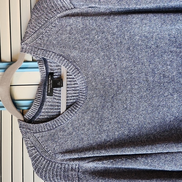 Banana Republic Blue Linen Sweater - Picture 3 of 13